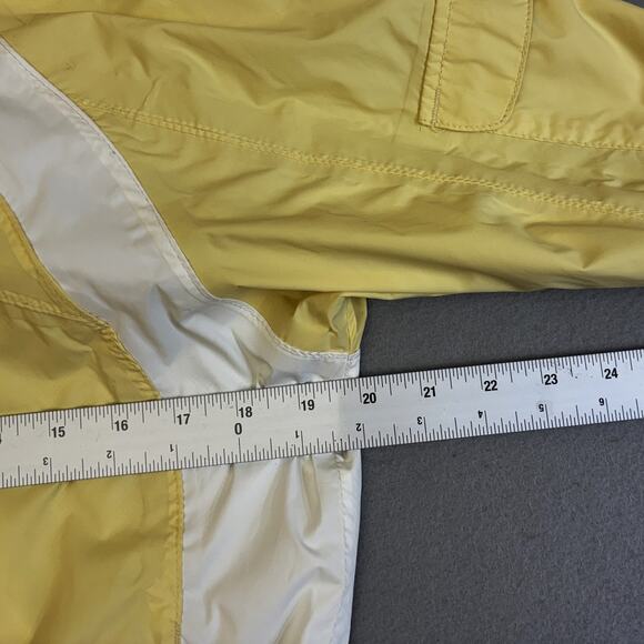 Columbia Jacket Womens Small Omni Tech Yellow White Waterproof Breathable Coat - Picture 9 of 12